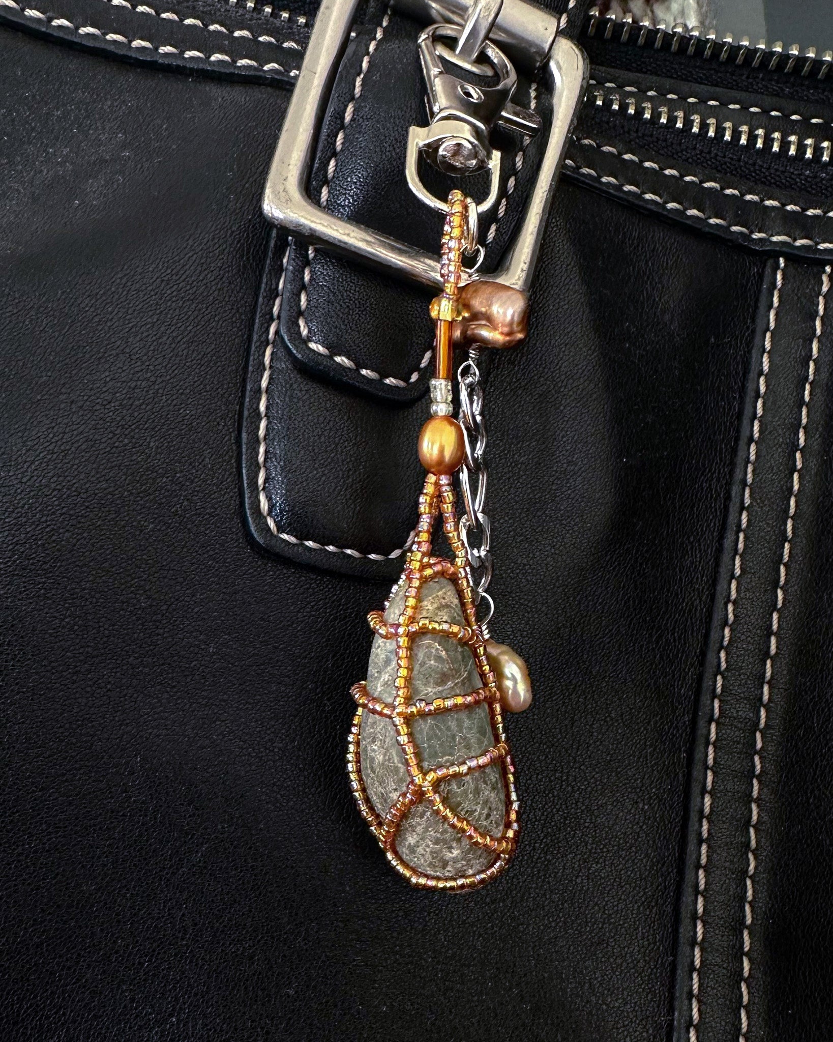 Stone Strand Keychain no.3