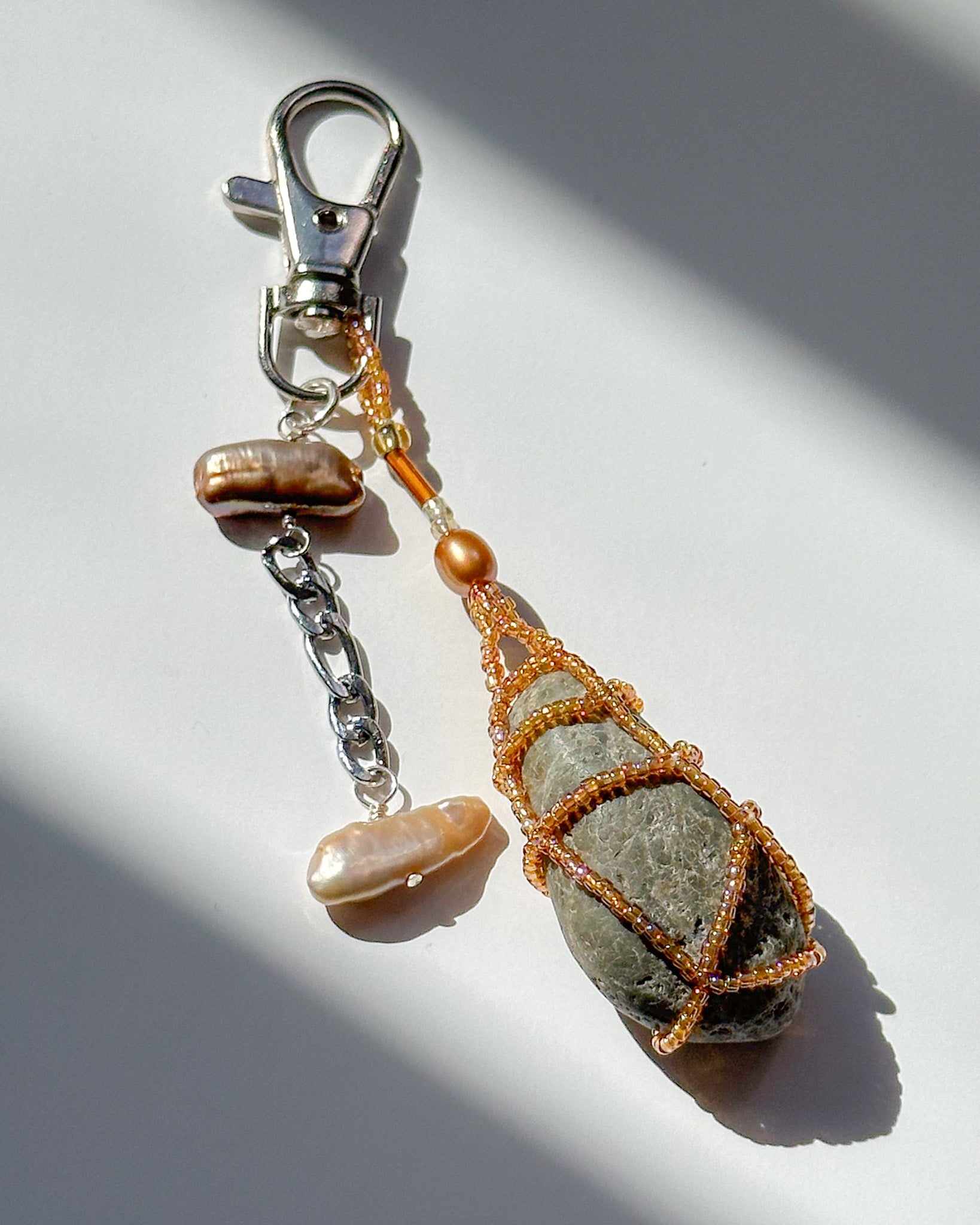 Stone Strand Keychain no.3