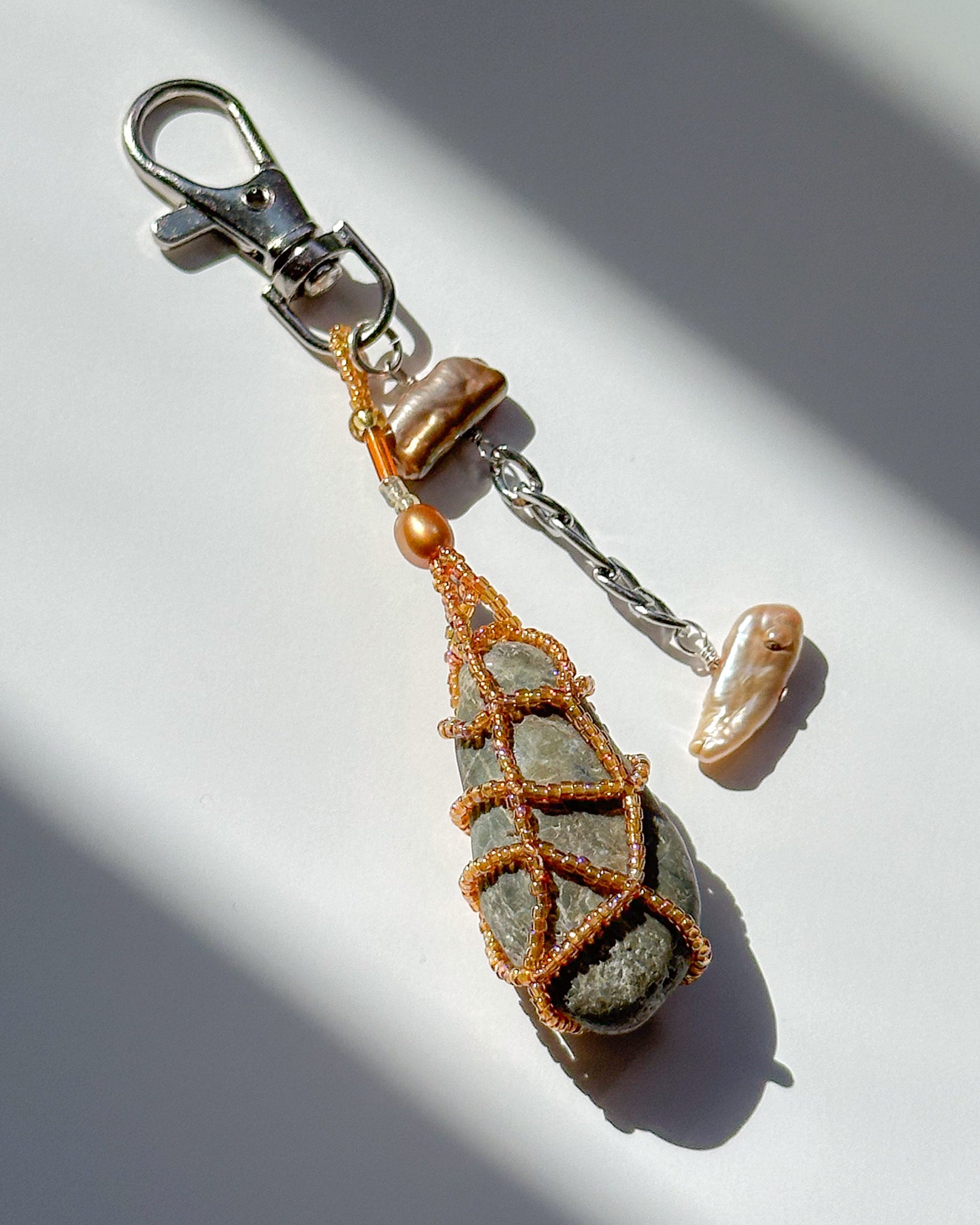 Stone Strand Keychain no.3