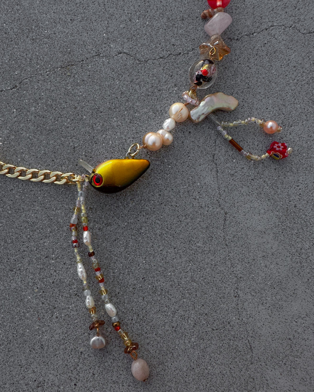 Spring Swimmer Necklace