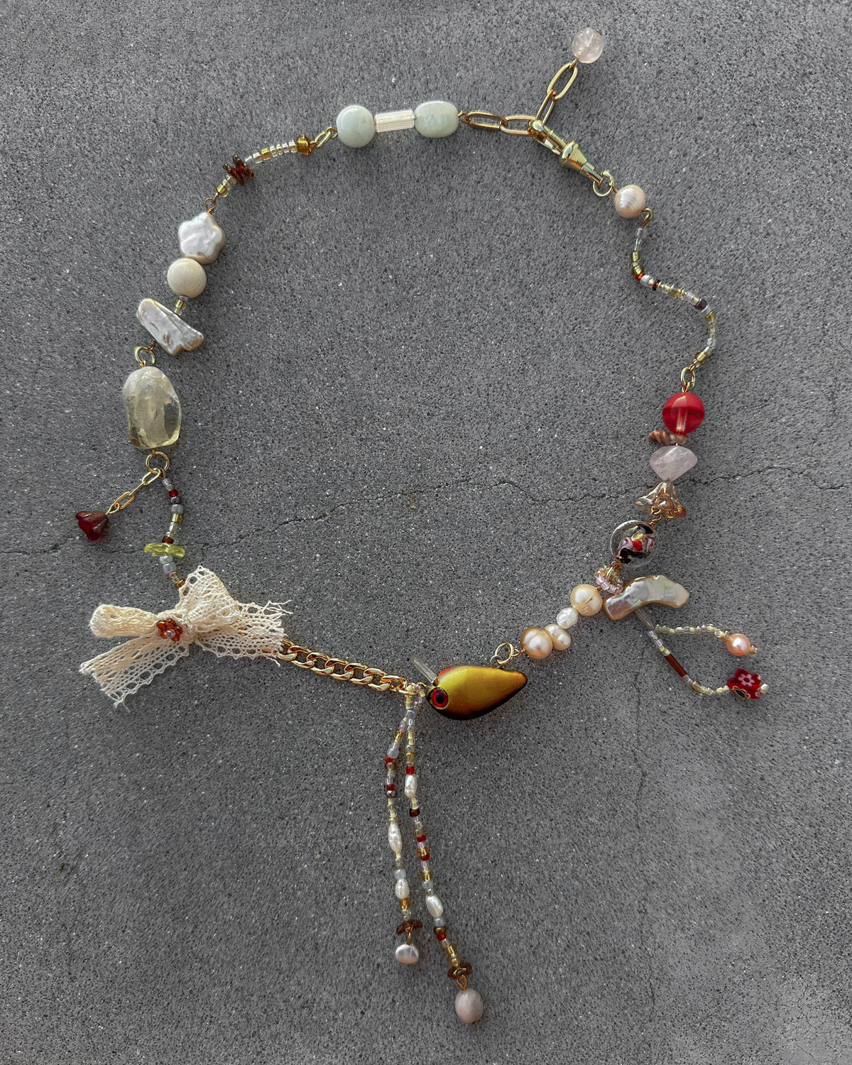 Spring Swimmer Necklace