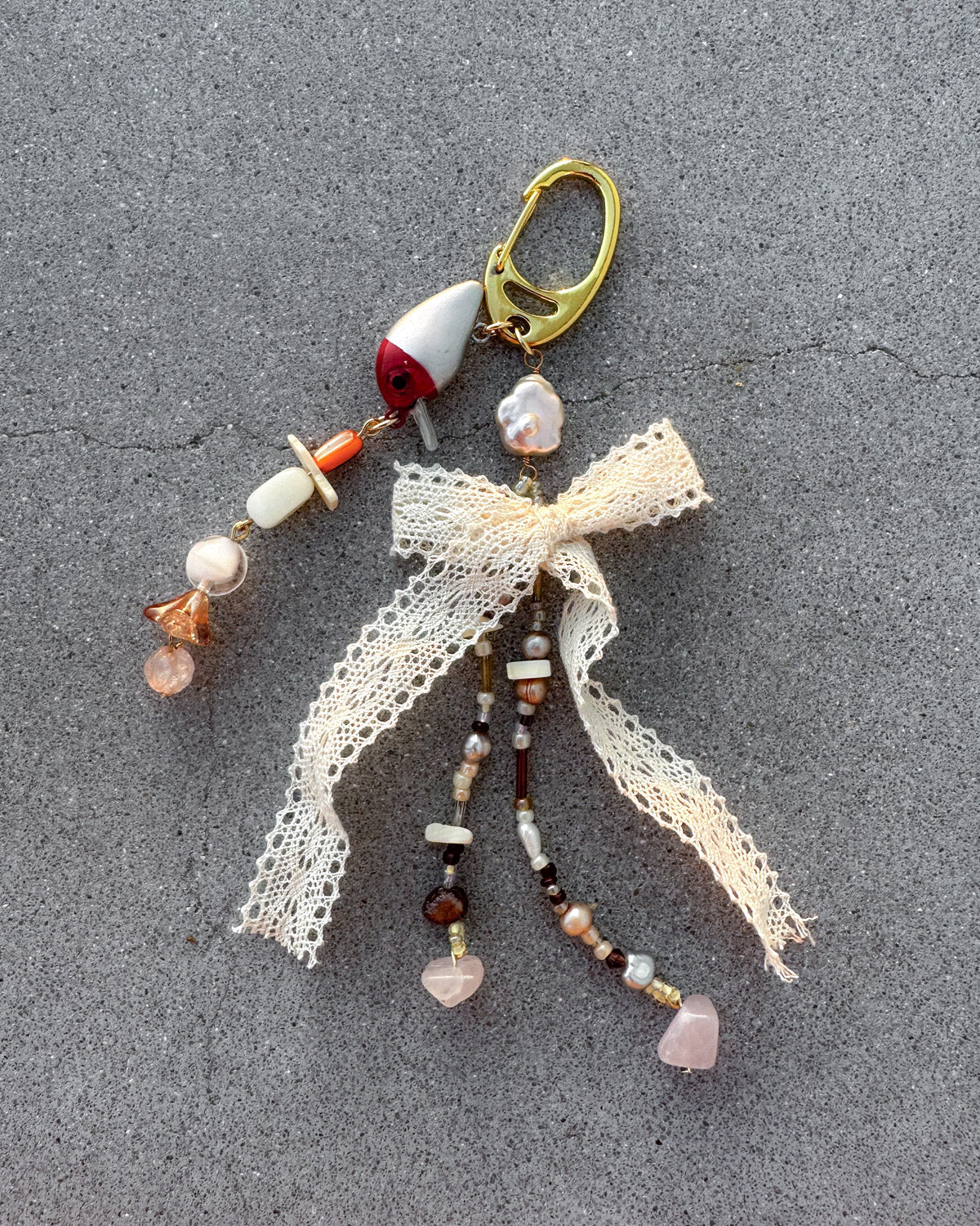 Flounder Thread Keychain