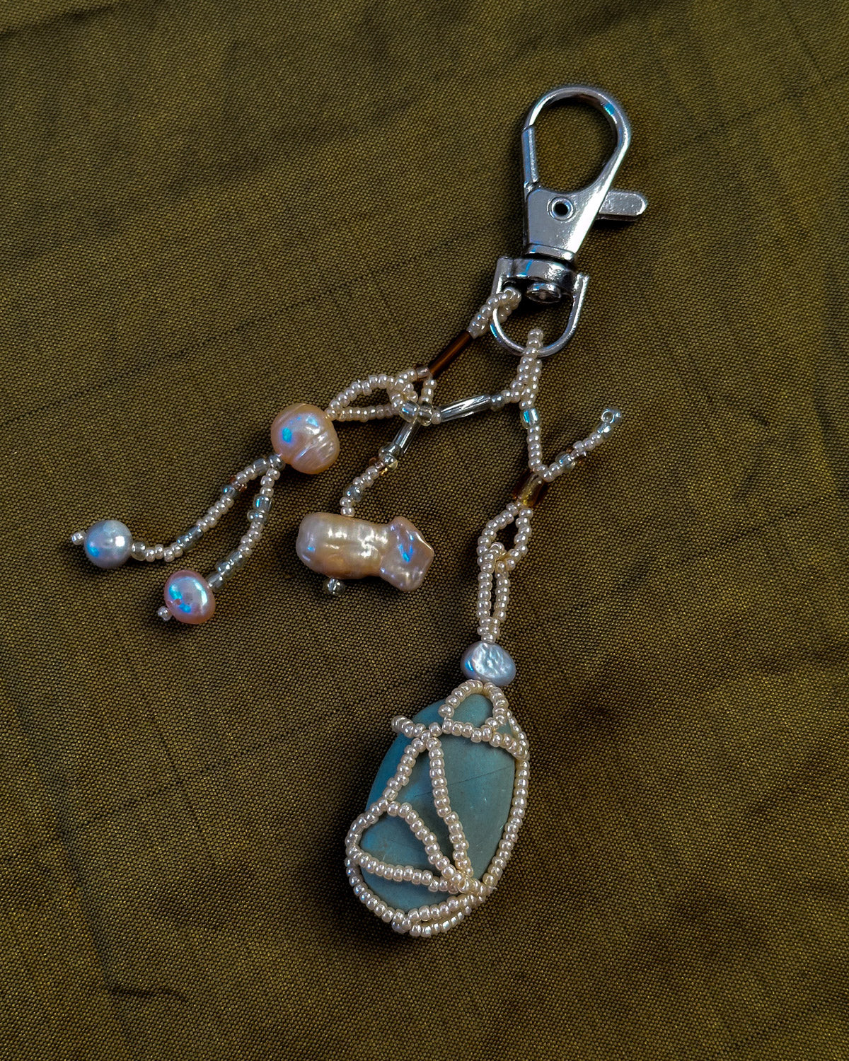 Stone Strand Keychain no.2