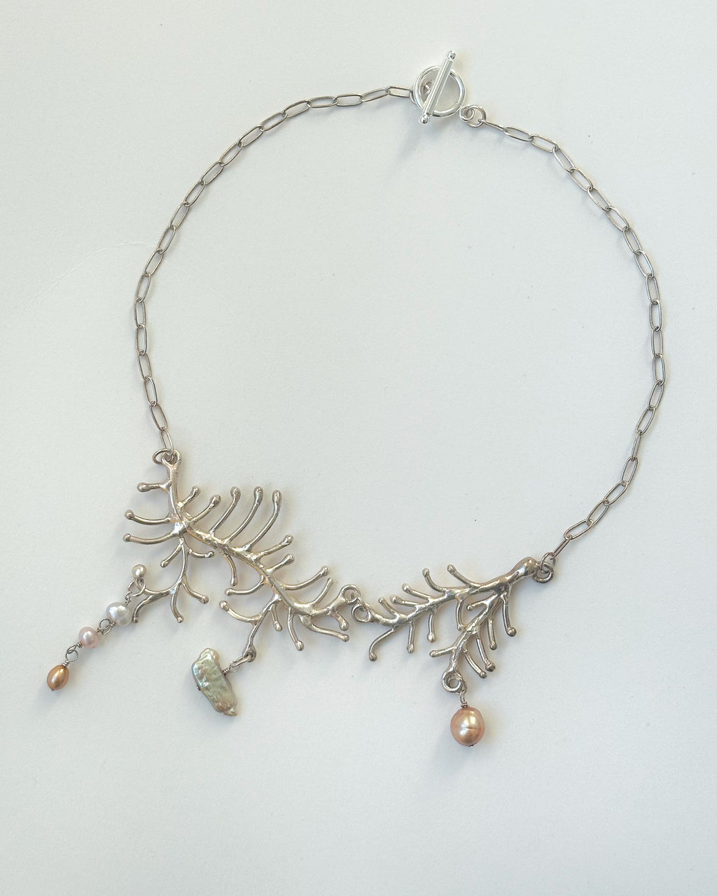 Silver Branches Necklace