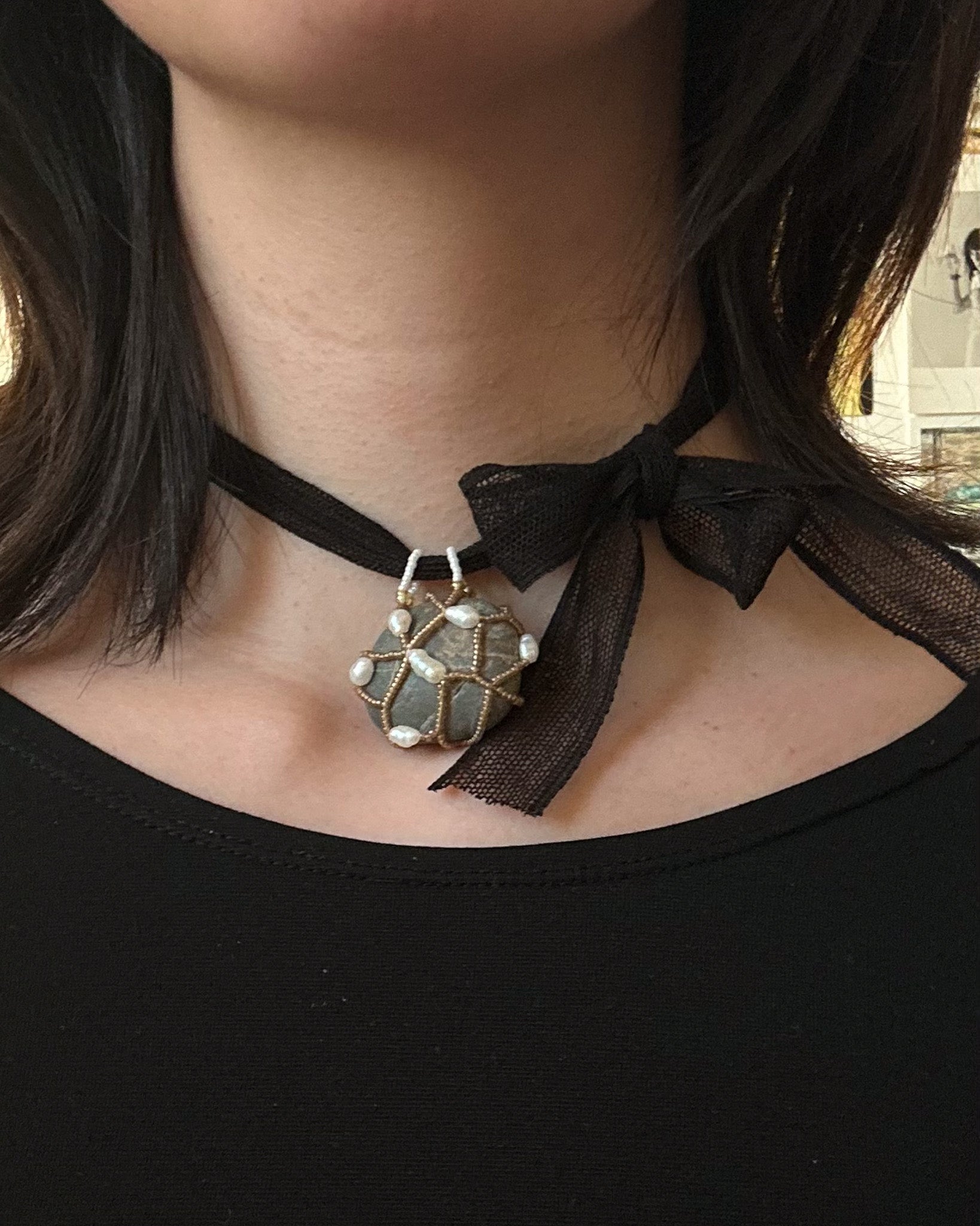 Bound Rock Necklace no.12