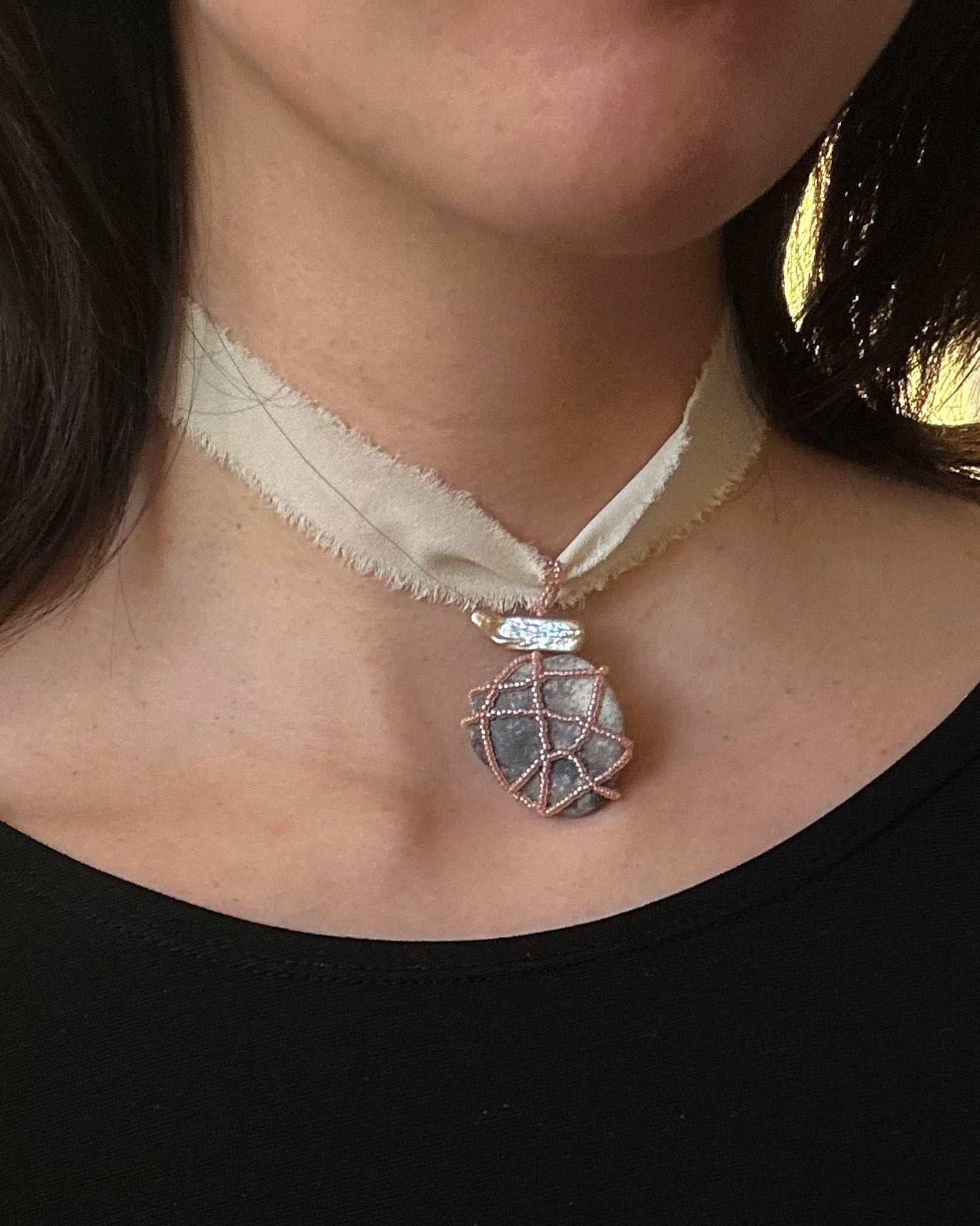 Bound Rock Necklace no.13